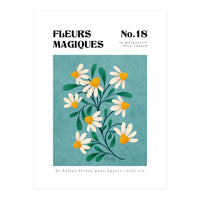 Magical Flowers No.18 Duck Egg Daisies (Print Only)