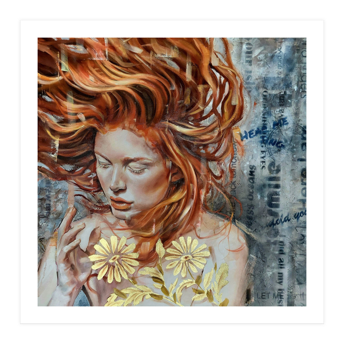 Blooming from the concrete  (Print Only)