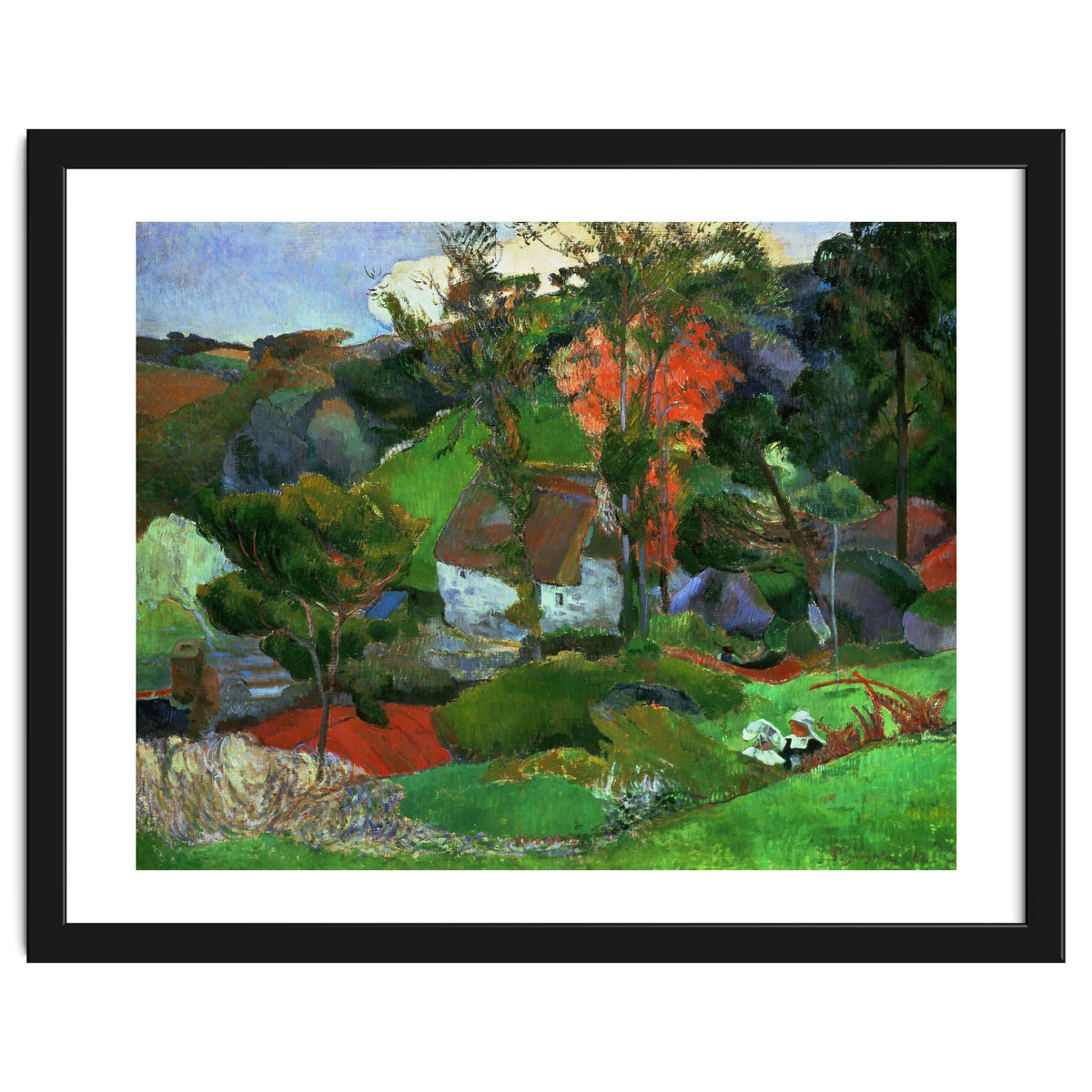 Paul Gauguin / 'Aven running through Pont-Aven', 1888, Oil on canvas.