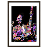 Chuck Berry Rock and Roll Guitarist Colorful thumbnail