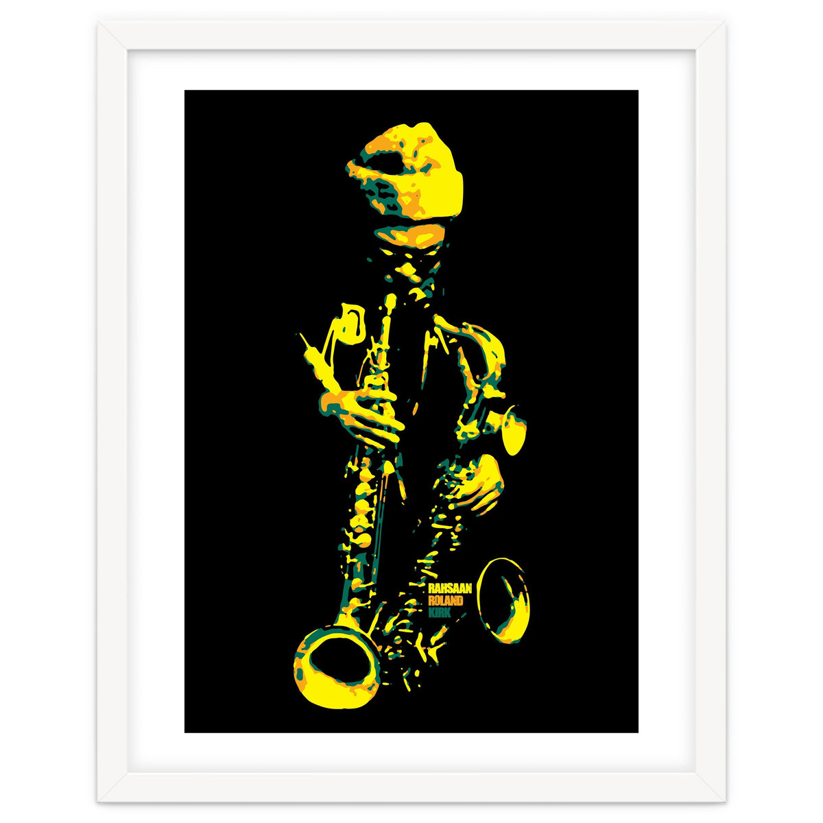 Rahsaan Roland Kirk in Pop Art