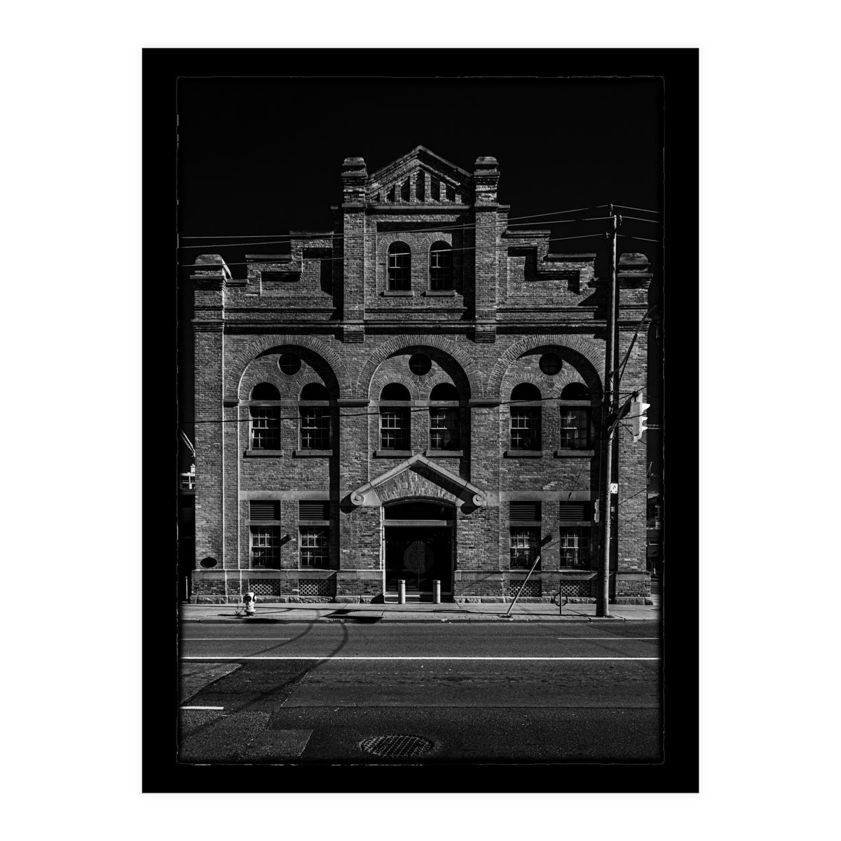 Water Gas Purification House No 8 with Border (Print Only)