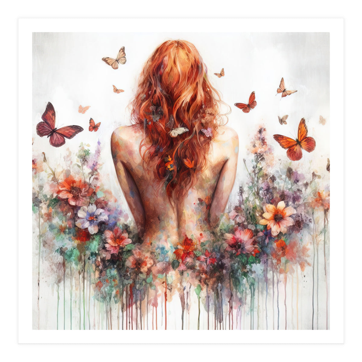 Butterfly Body In Bloom (Print Only)