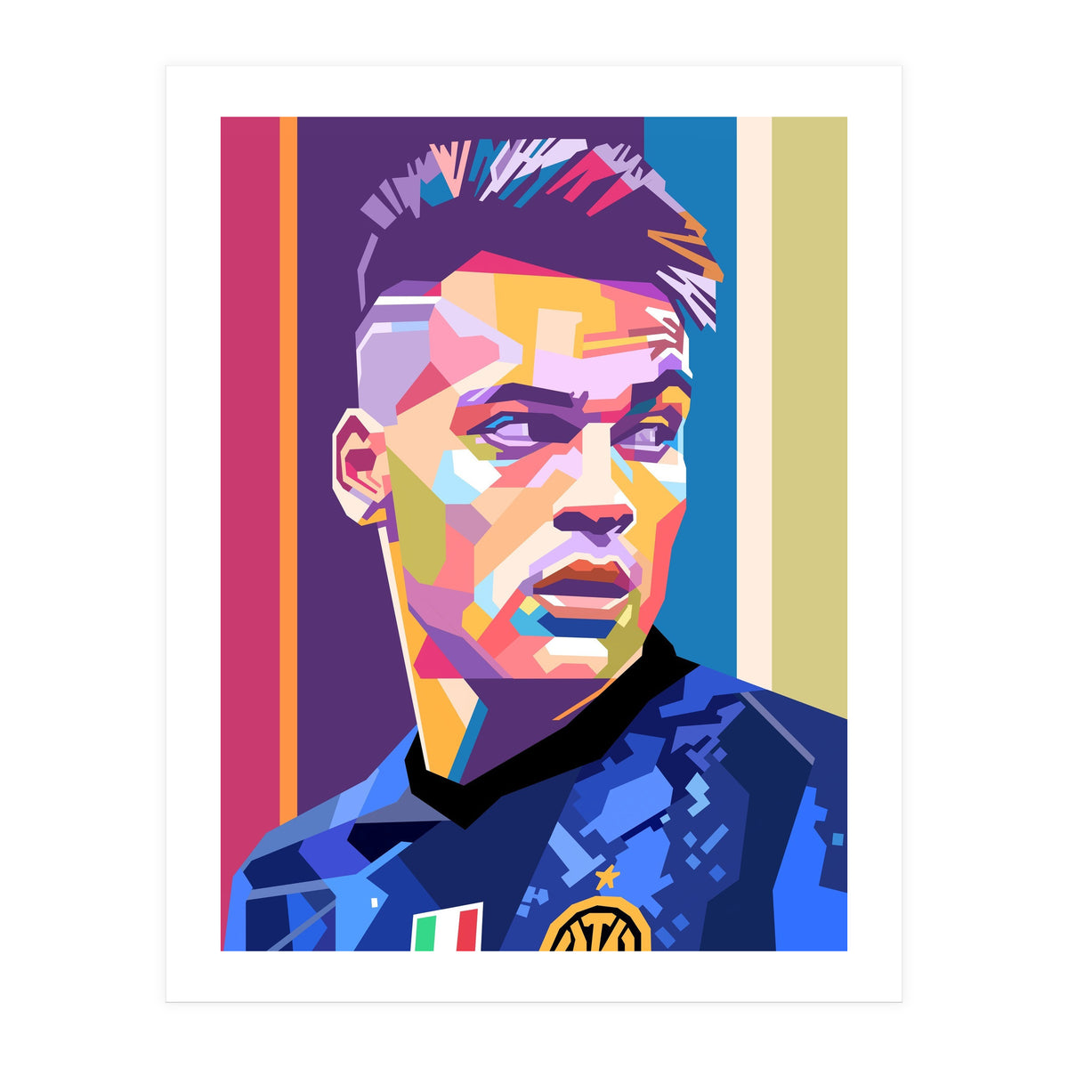 Lautaro Martinez art (Print Only)