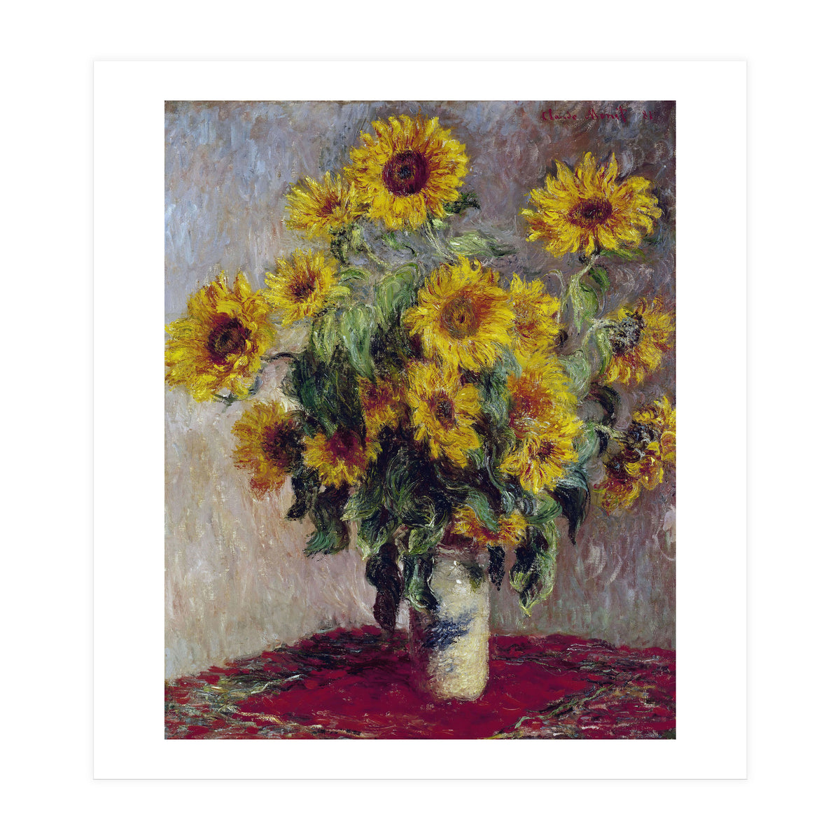 Bouquet of Sunflowers. (Print Only)