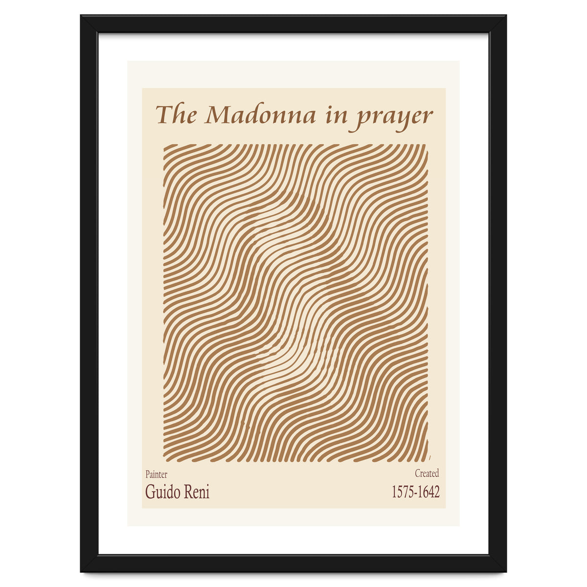 The Madonna In Prayer by Guido Reni