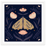Moth And Flowers thumbnail