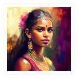 Golden Garland Sinhalese Portrait (Print Only) thumbnail
