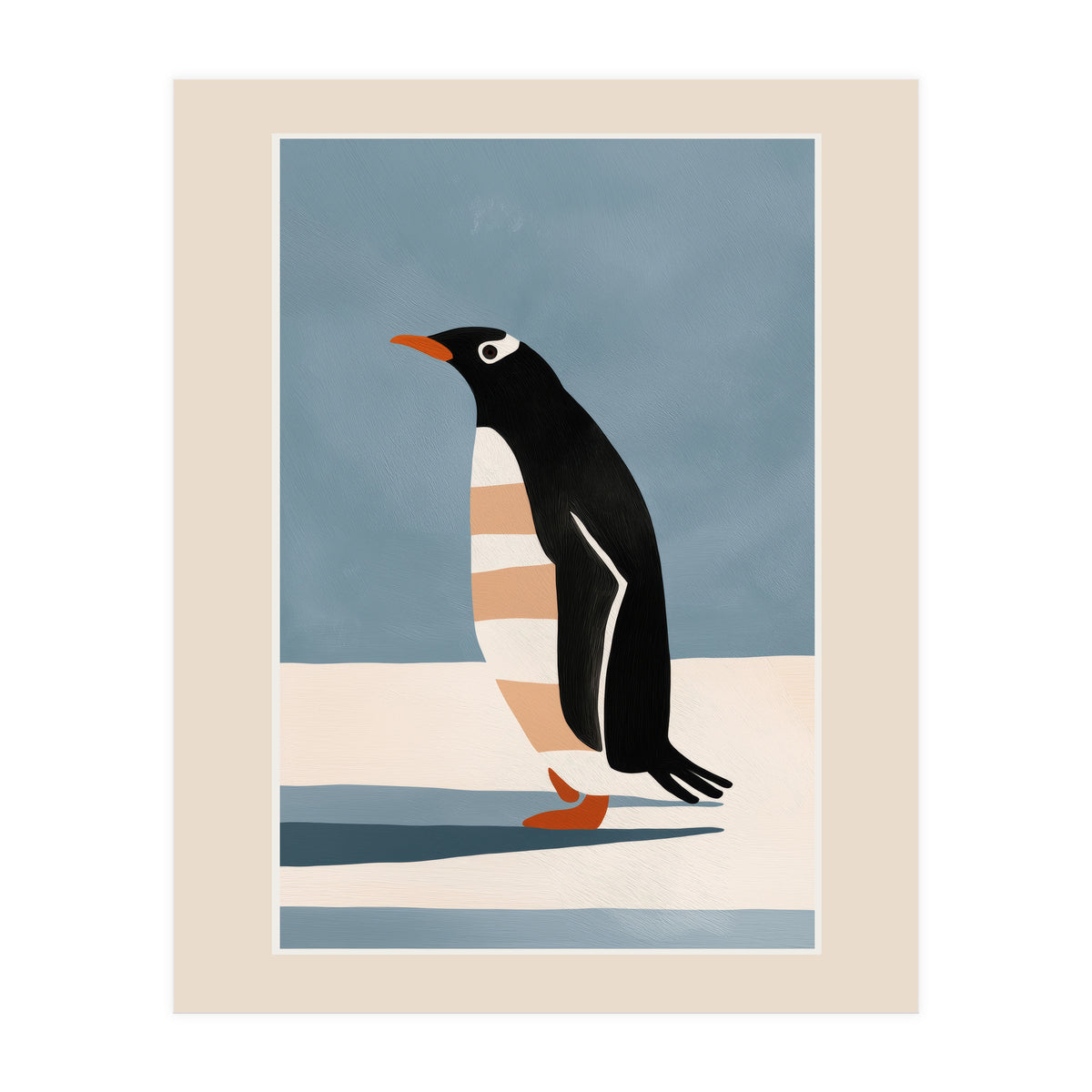 Penguin On Ice (Print Only)