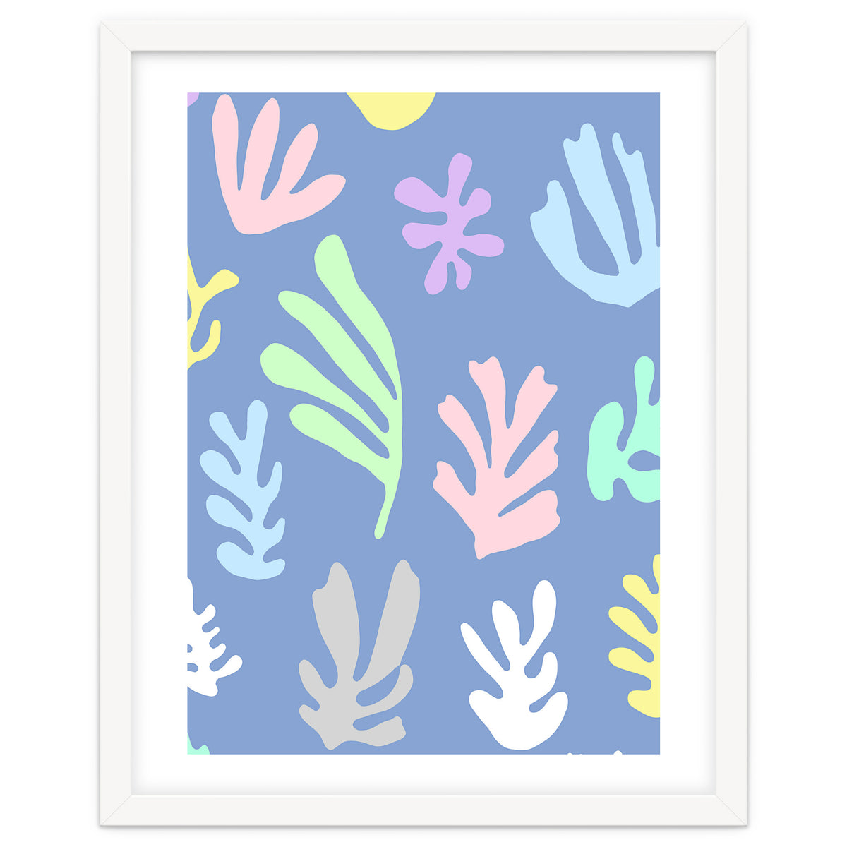 Matisse Colorful Leaves Blue