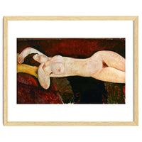 Amadeo Modigliani / 'Reclining Nude', c. 1919, Oil on canvas, 57 x 114 cm.