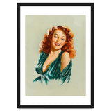 Portrait Of A Redhead Pinup Woman thumbnail