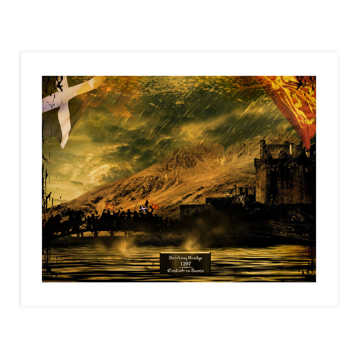 Stirling Bridge Medieval Battle 1297 (Print Only)