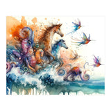 Surreal Ocean Creatures (Print Only) thumbnail