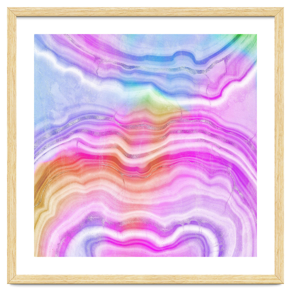Neon Agate Texture 03