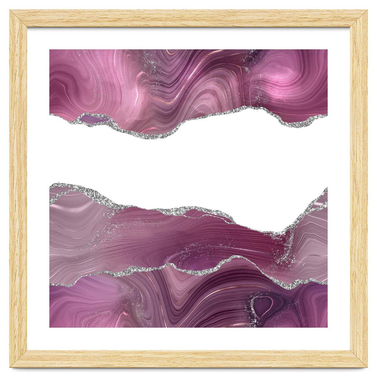 Mauve & Silver Agate Texture 08