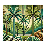 Tropical Art Deco Oasis (Print Only) thumbnail