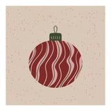 Christmas Globe with swirls (Print Only) thumbnail