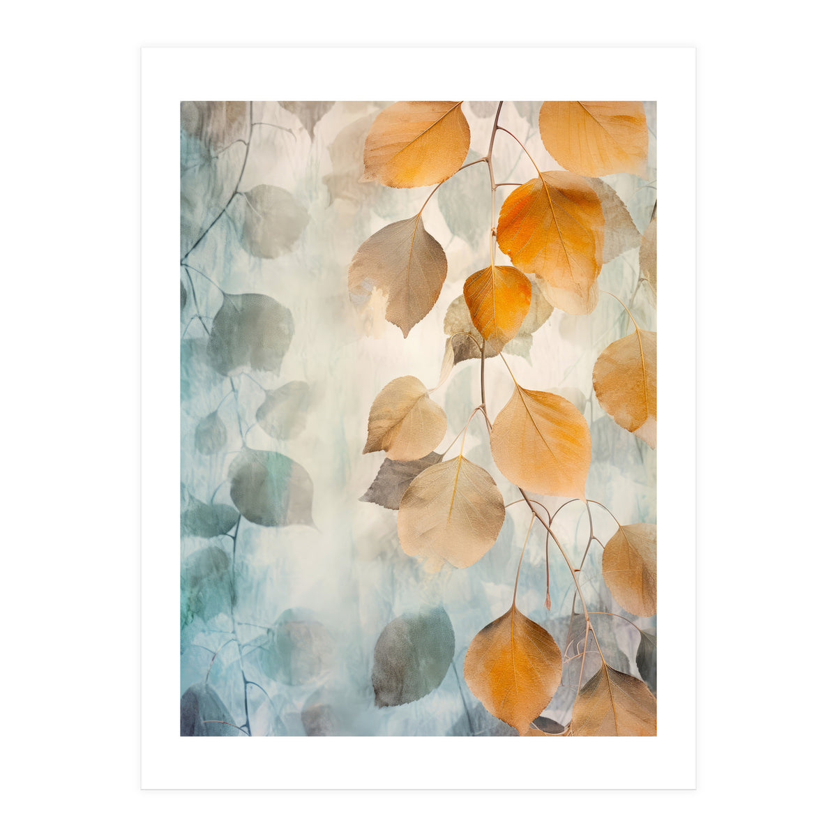 Winter leaves 4 (Print Only)