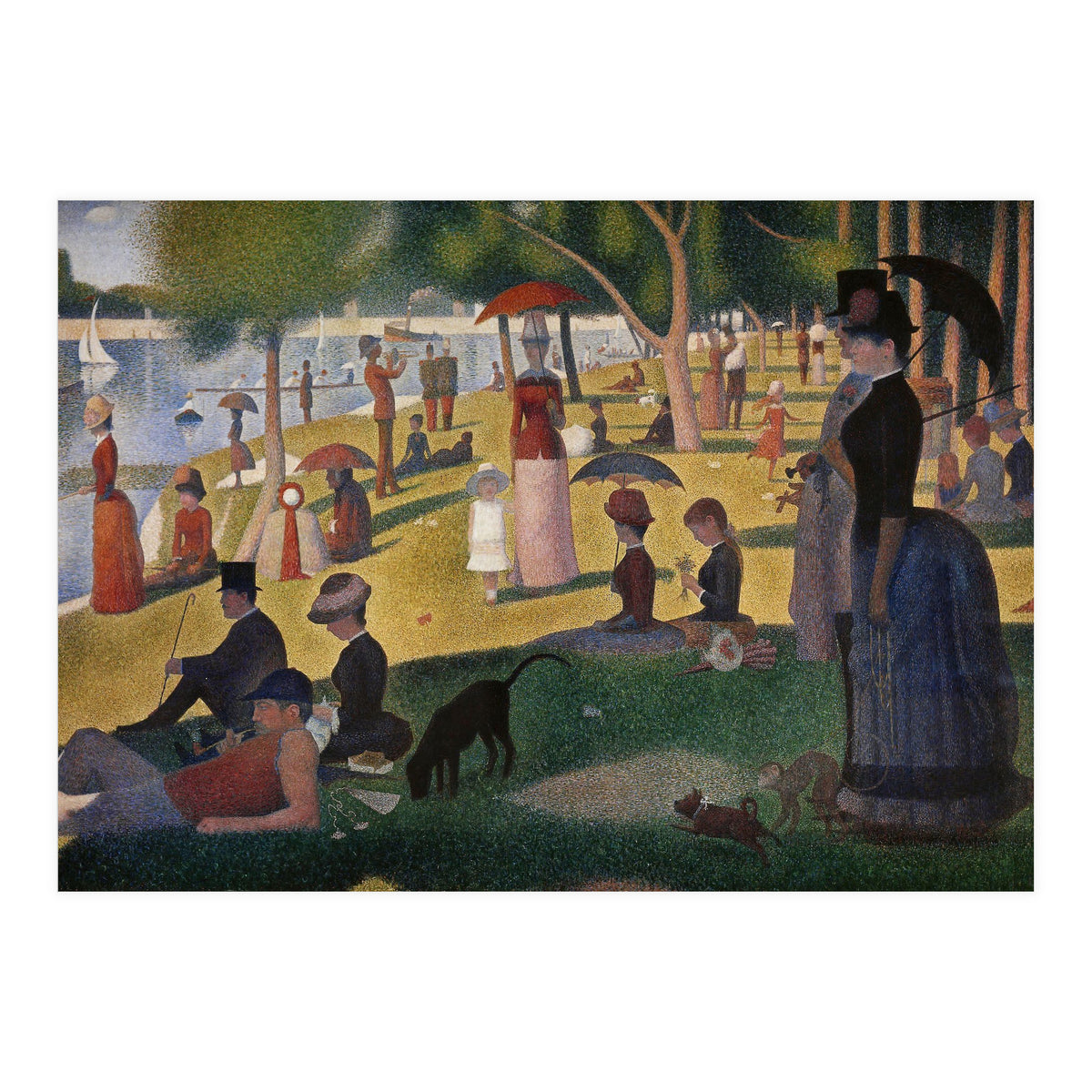 Georges Seurat / 'A Sunday Afternoon on the Island of La Grande Jatte', 1884-1886. (Print Only)