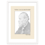 Portrait Of An Old Man With Beard – Ascii Art (vincent Van Gogh) thumbnail