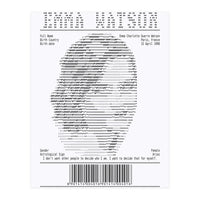 Receipt Art Emma Watson (Print Only)