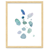 Watercolor Aqua Abstract Spots I thumbnail