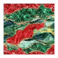 Christmas Glitter Agate Texture 03 (Print Only)