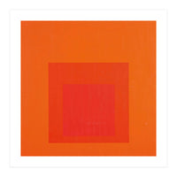 JOSEF ALBERS - HOMAGE TO THE SQUARE RED  (Print Only)