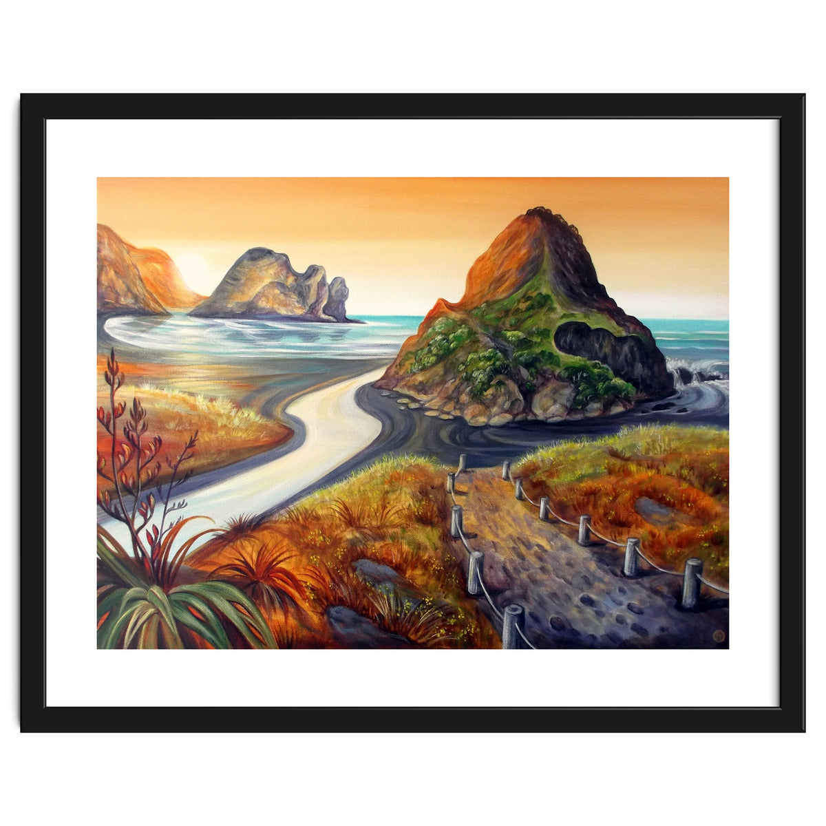 Piha In Golden Tones