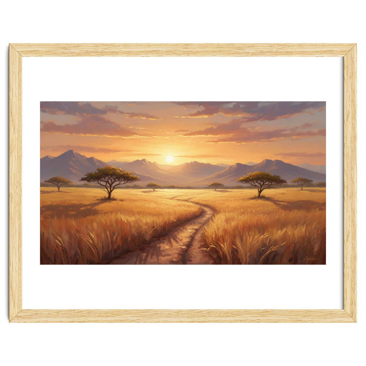 Golden Peak Sunset