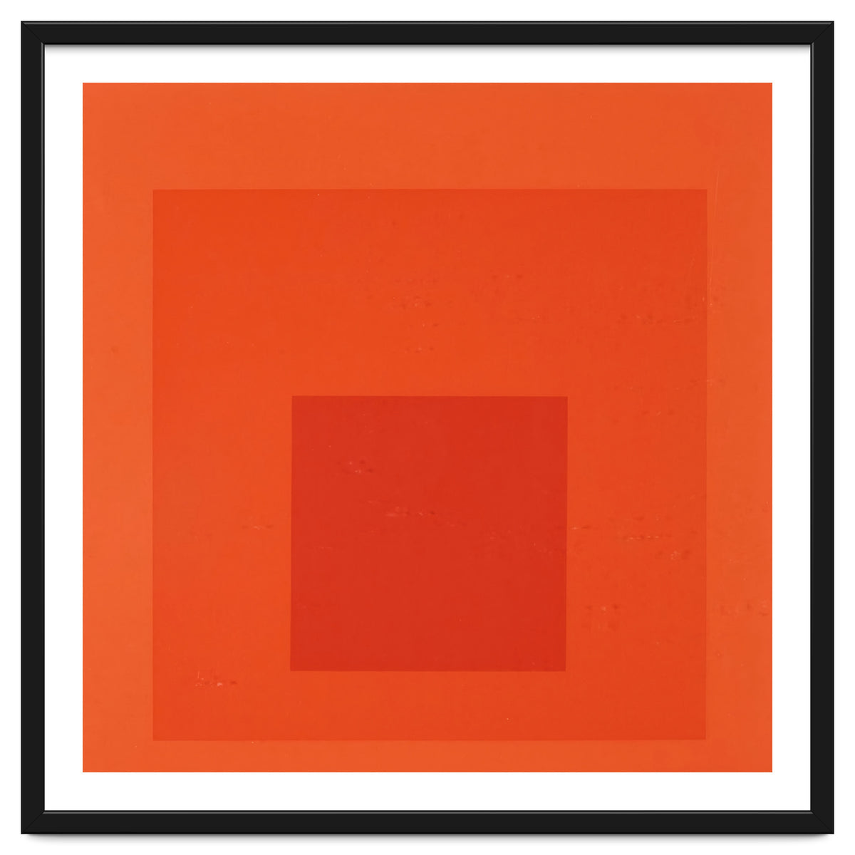 JOSEF ALBERS - HOMAGE TO THE SQUARE RED