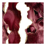 Burgundy & Gold Glitter Agate Texture 05  (Print Only) thumbnail
