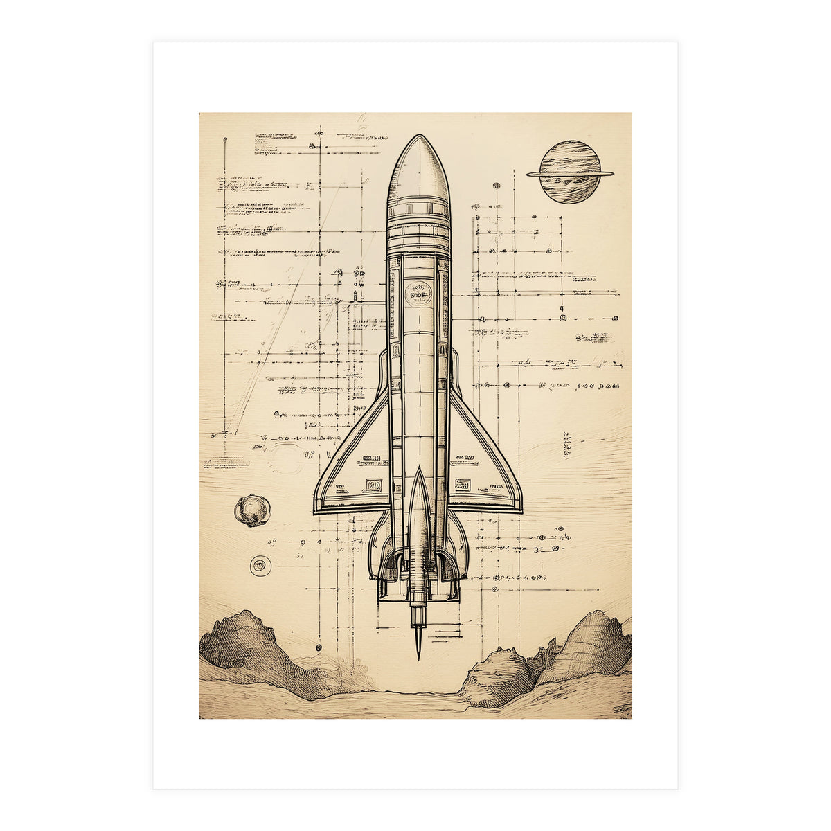 Back To The Moon 011 (Print Only)