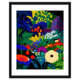 A Beautifully Dark Mind, Botanical Nature Jungle Garden, Eclectic Bohemian Vintage Plants Illustration thumbnail