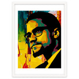 Malcolm X Colorful Abstract Art thumbnail