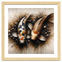 Powerful Koi Fish Pair