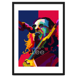 Geddy Lee RUSH Singer Pop Art WPAP thumbnail