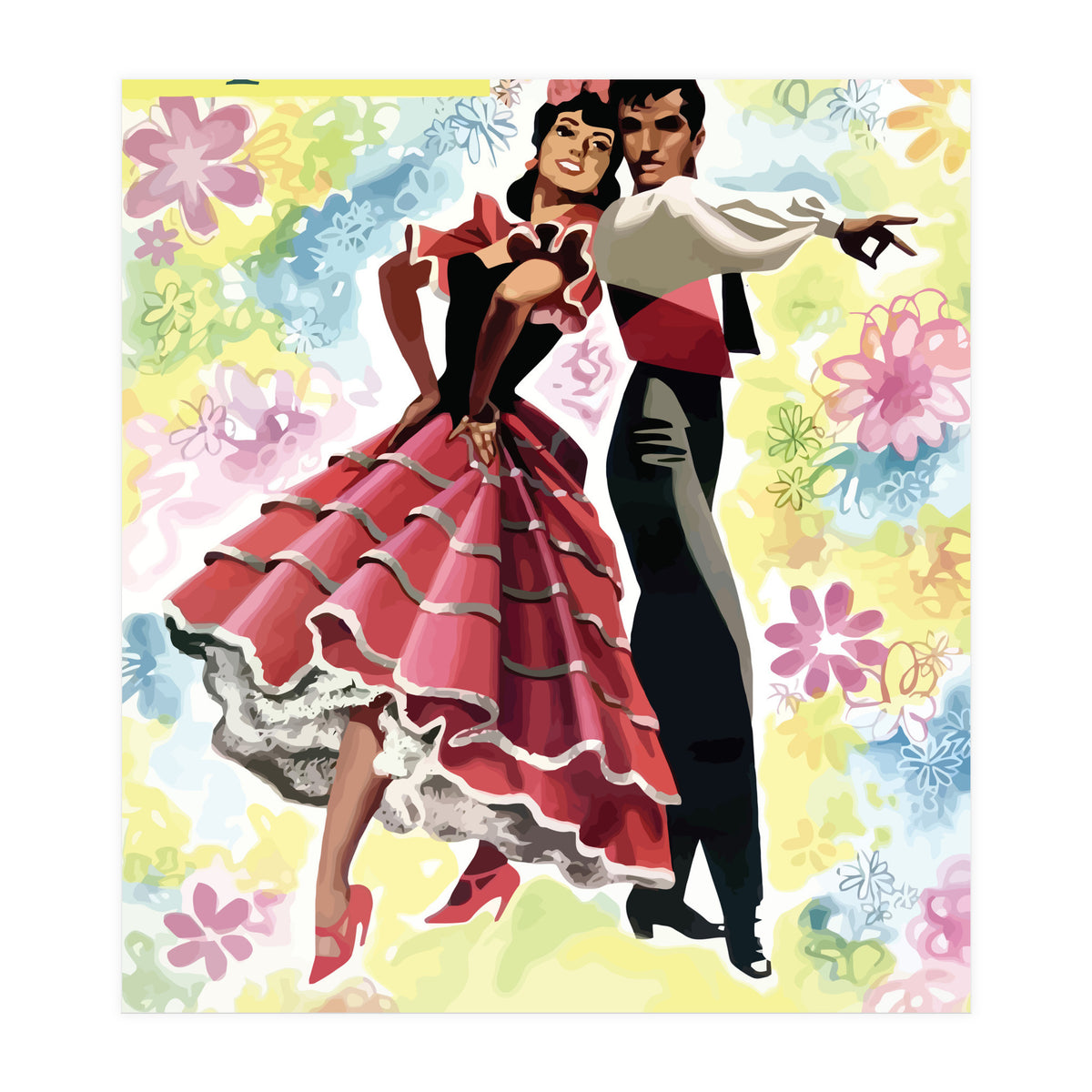 Spain, Dancing Couple (Print Only)