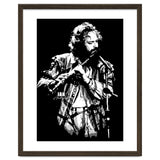Ian Anderson Rock Music Legend in Grayscale 2 thumbnail