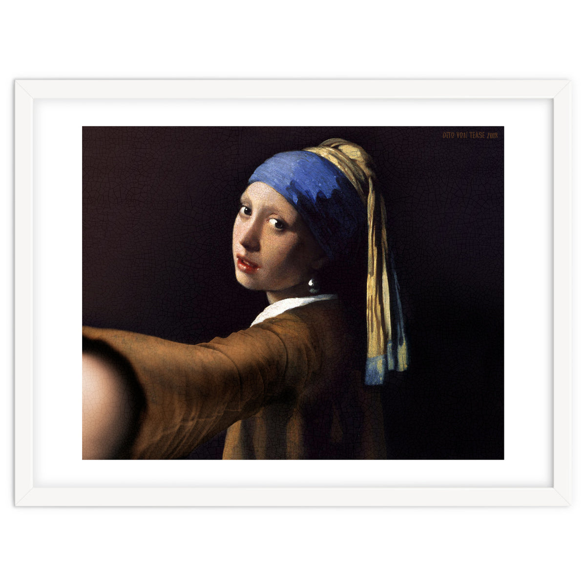 Girl With A Pearl Earring - Vermeer - Selfie
