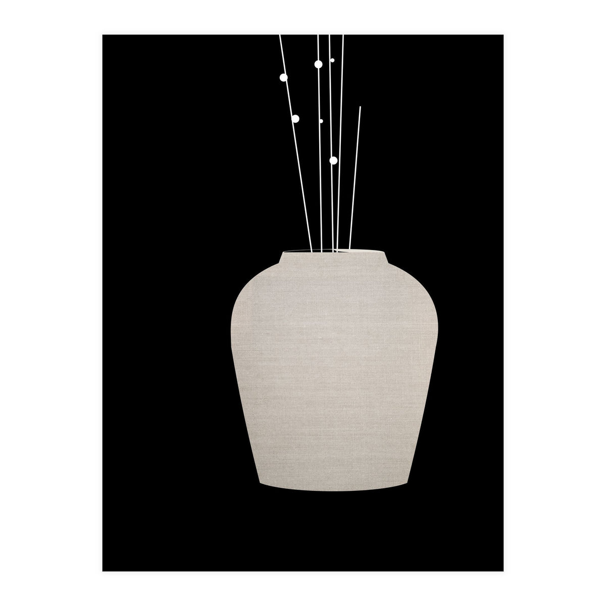 Vase Decoration  (Print Only)