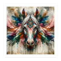 Ornate Horse Portrait (Print Only)