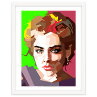 Sharon Stone Actress Movie Retro Illustration