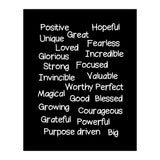Positive affirmations (Print Only) thumbnail