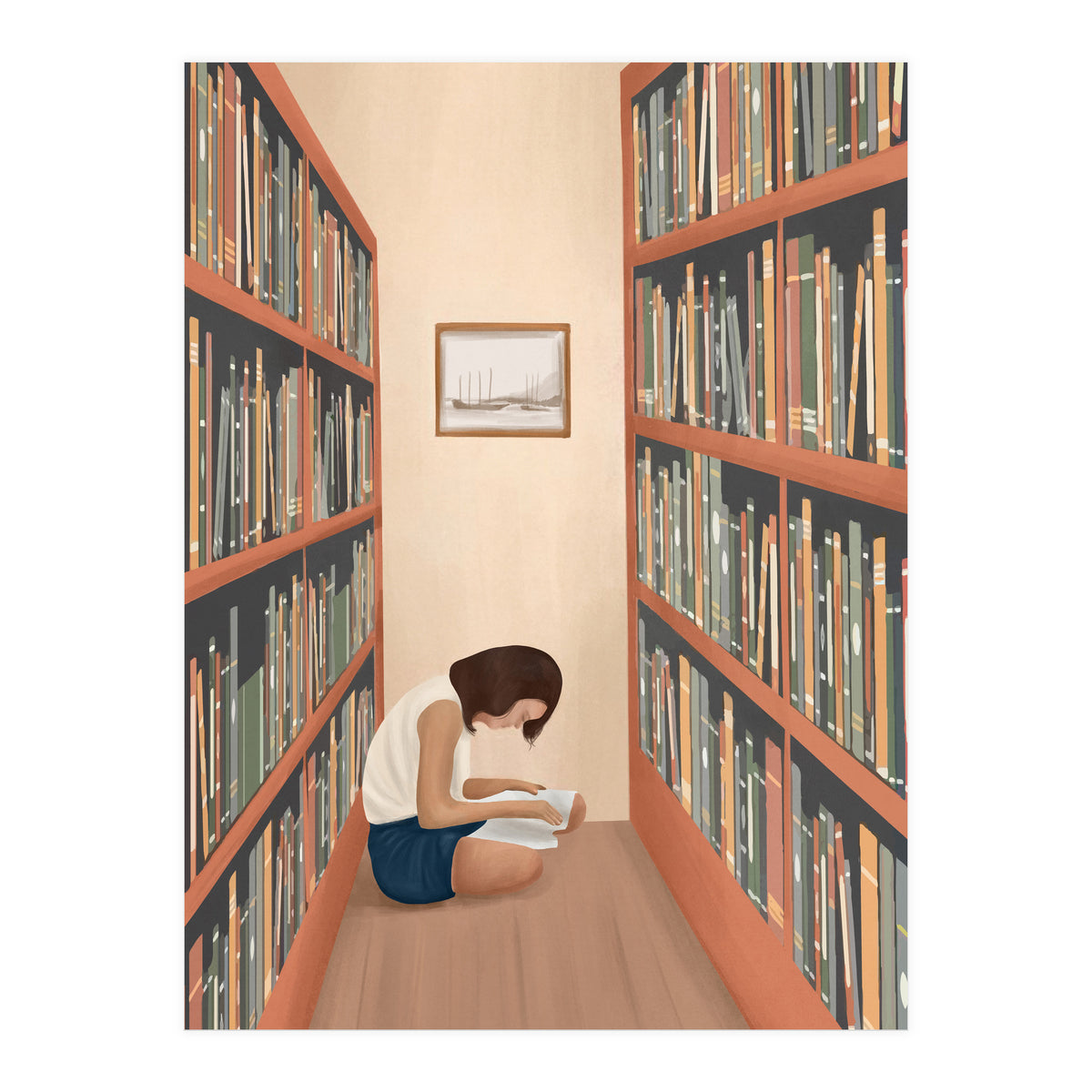 Getting Lost In A Book (Print Only)