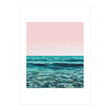 Ocean Love | Sea Beach Sand Waves Photography | Blush Nature Scenic Travel Island Digital (Print Only) thumbnail