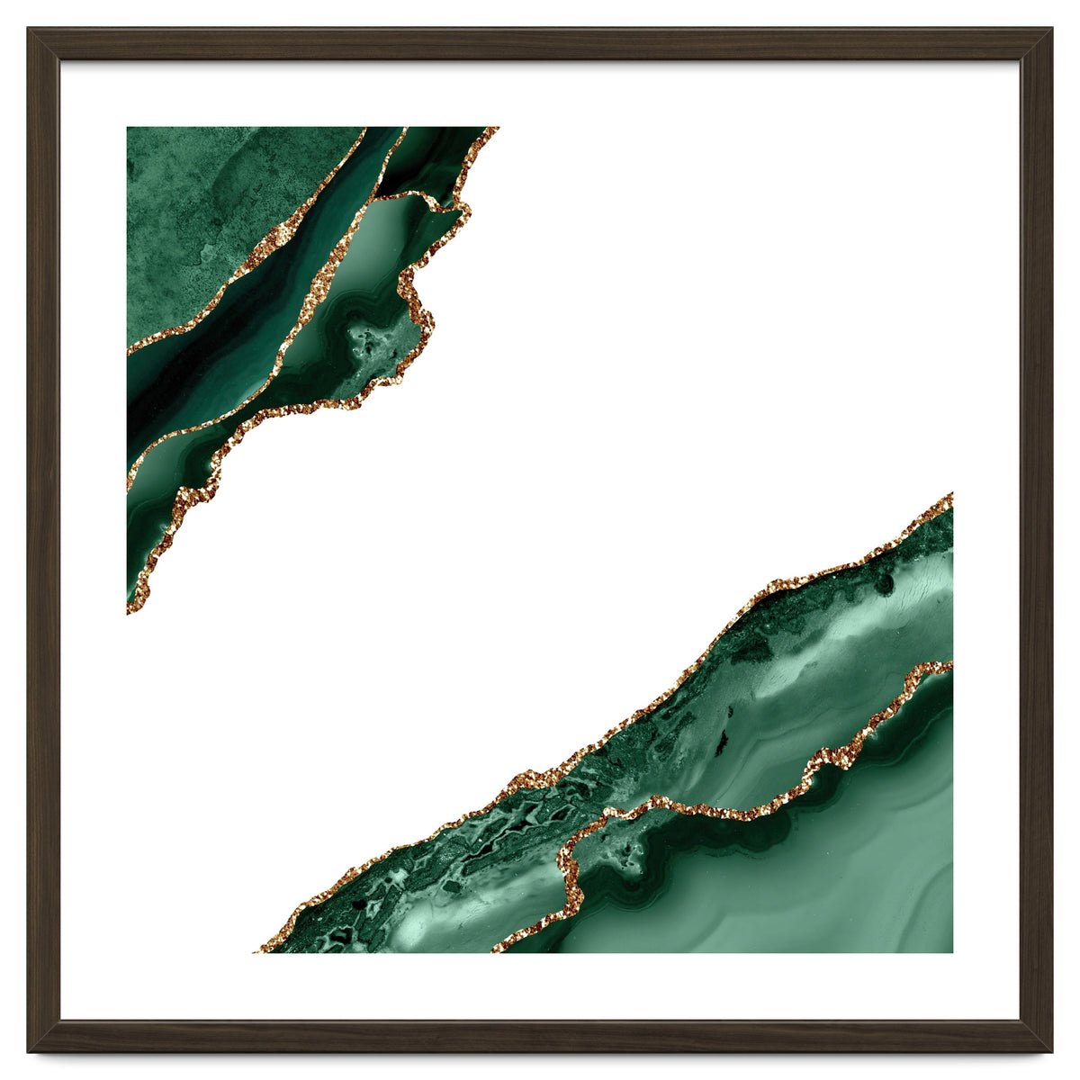 Emerald & Gold Agate Texture 13