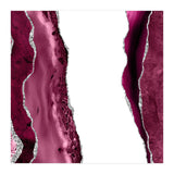 Burgundy & Silver Agate Texture 06  (Print Only) thumbnail