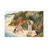 Penguin Friends By The Sea (Print Only) thumbnail